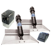 Bennett 129E Hydraulic Trim Tab Set with Euro-Style Control - 12" x 9" 6BT-50000-77-00